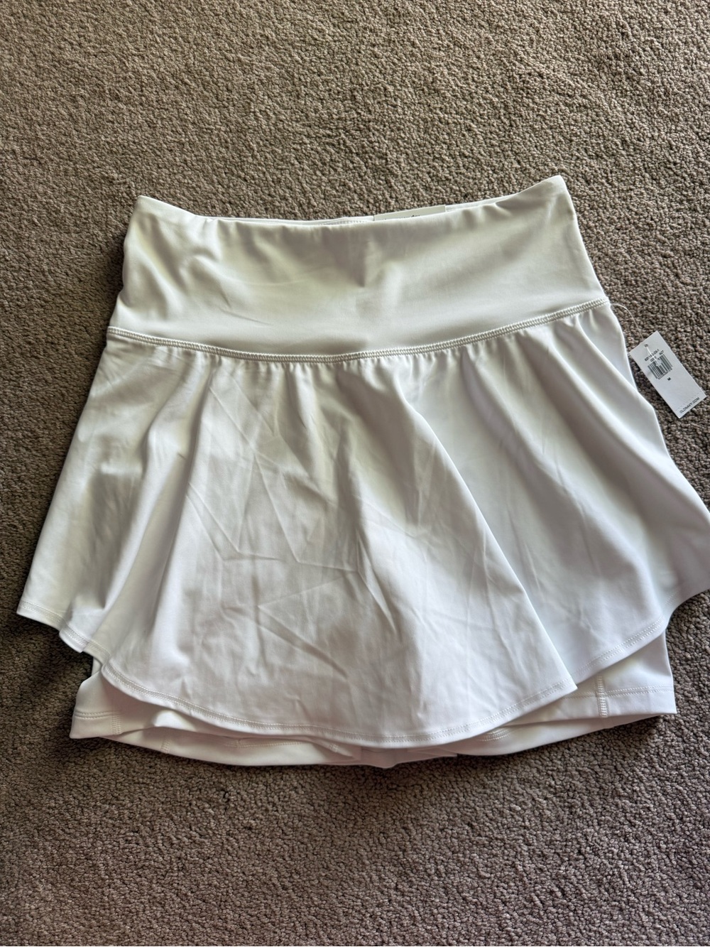 Old Navy White High Rise Athletic Skort